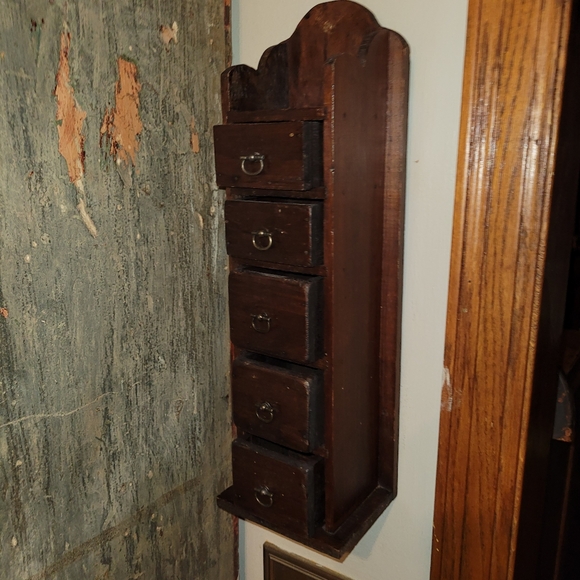 Vinage Wooden Apothecary - Picture 3 of 8